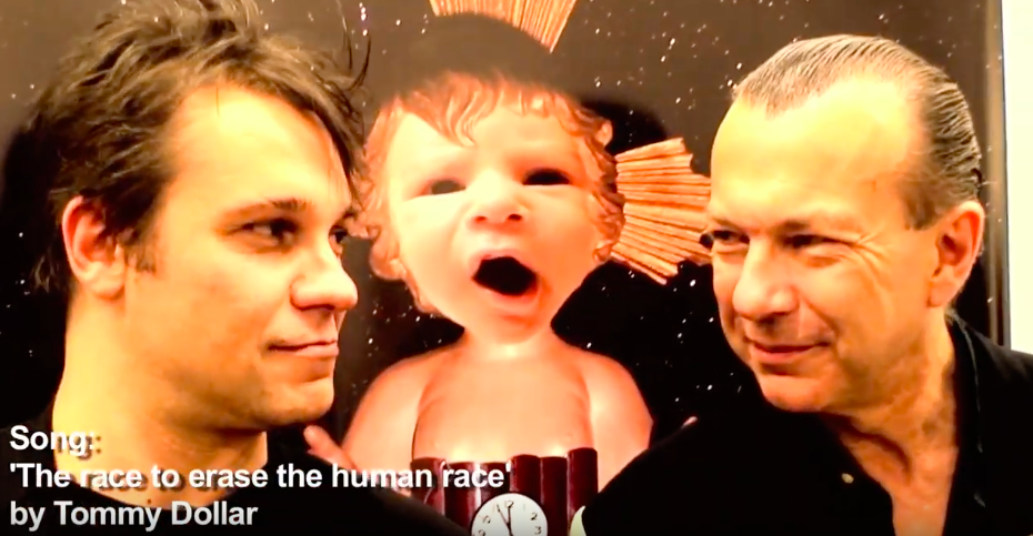 Max and Tommy in Berlin exhibit 